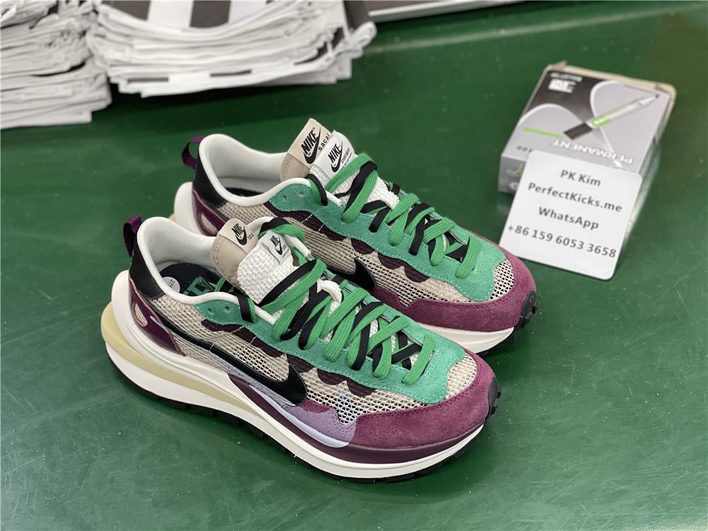 PK God sacai X Nike vaporwaffle string villain red retail materials ready to ship